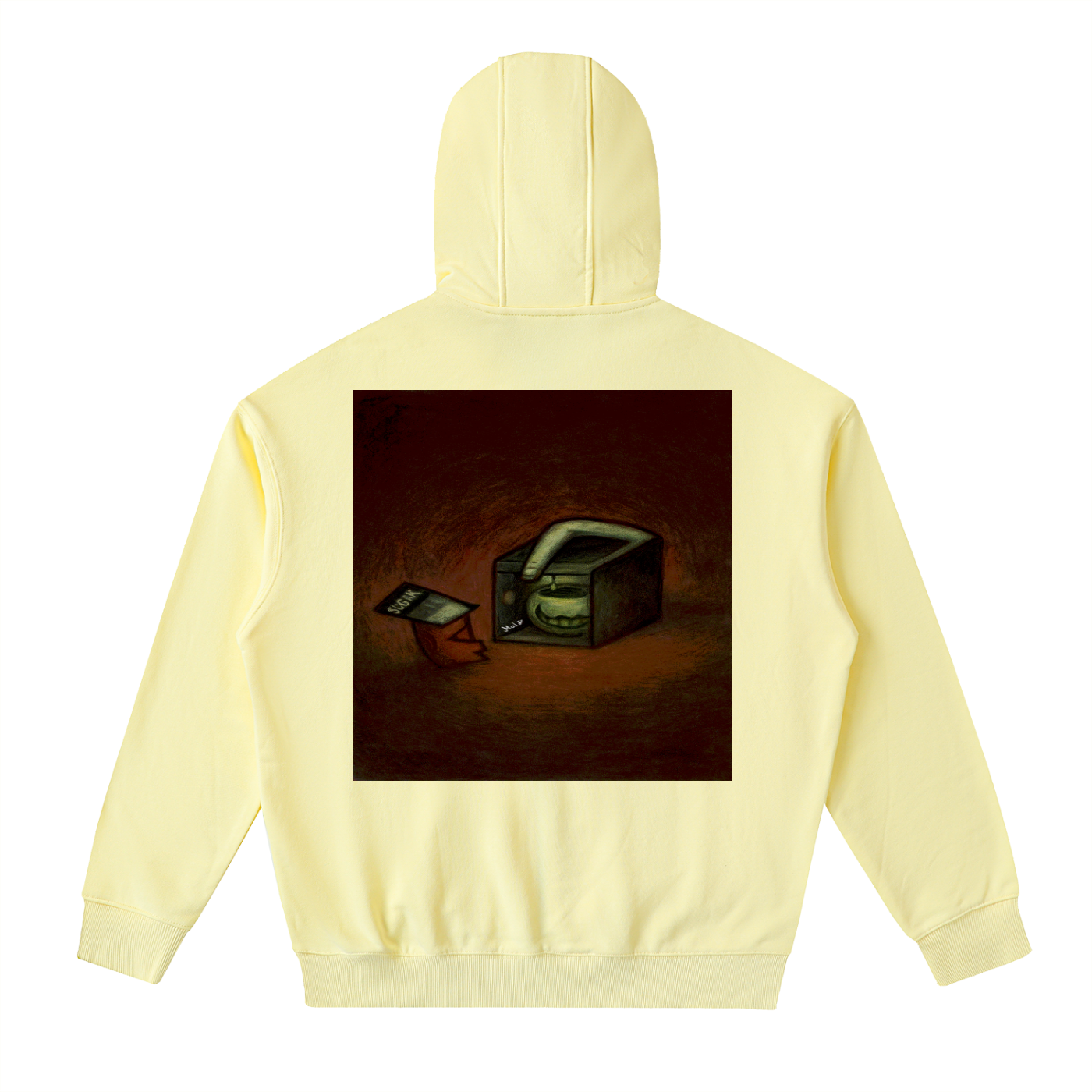 Drop-Shoulder Zip Up Hoodie
