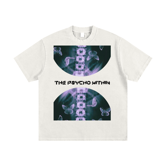 Heavyweight Vintage Washed Frayed T-Shirt