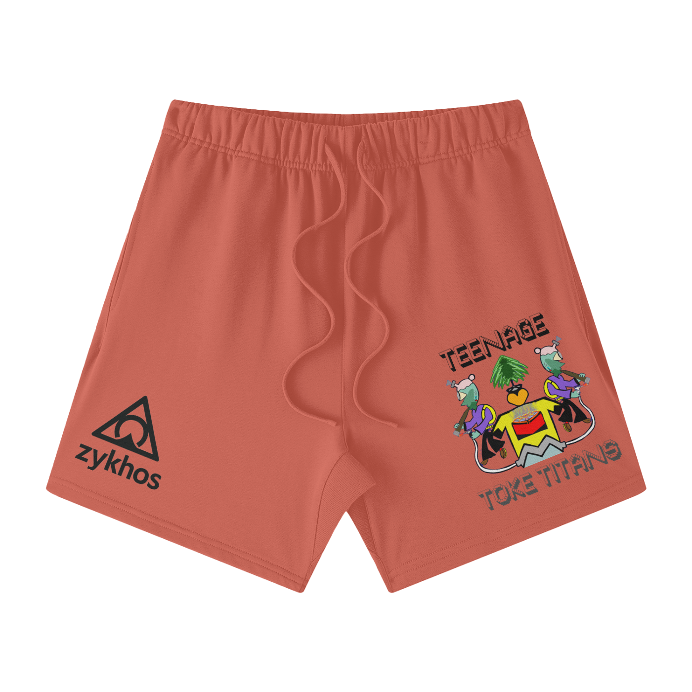Streetwear Unisex Heavyweight Earth Tone Loose Fit FOG 100% Cotton Shorts
