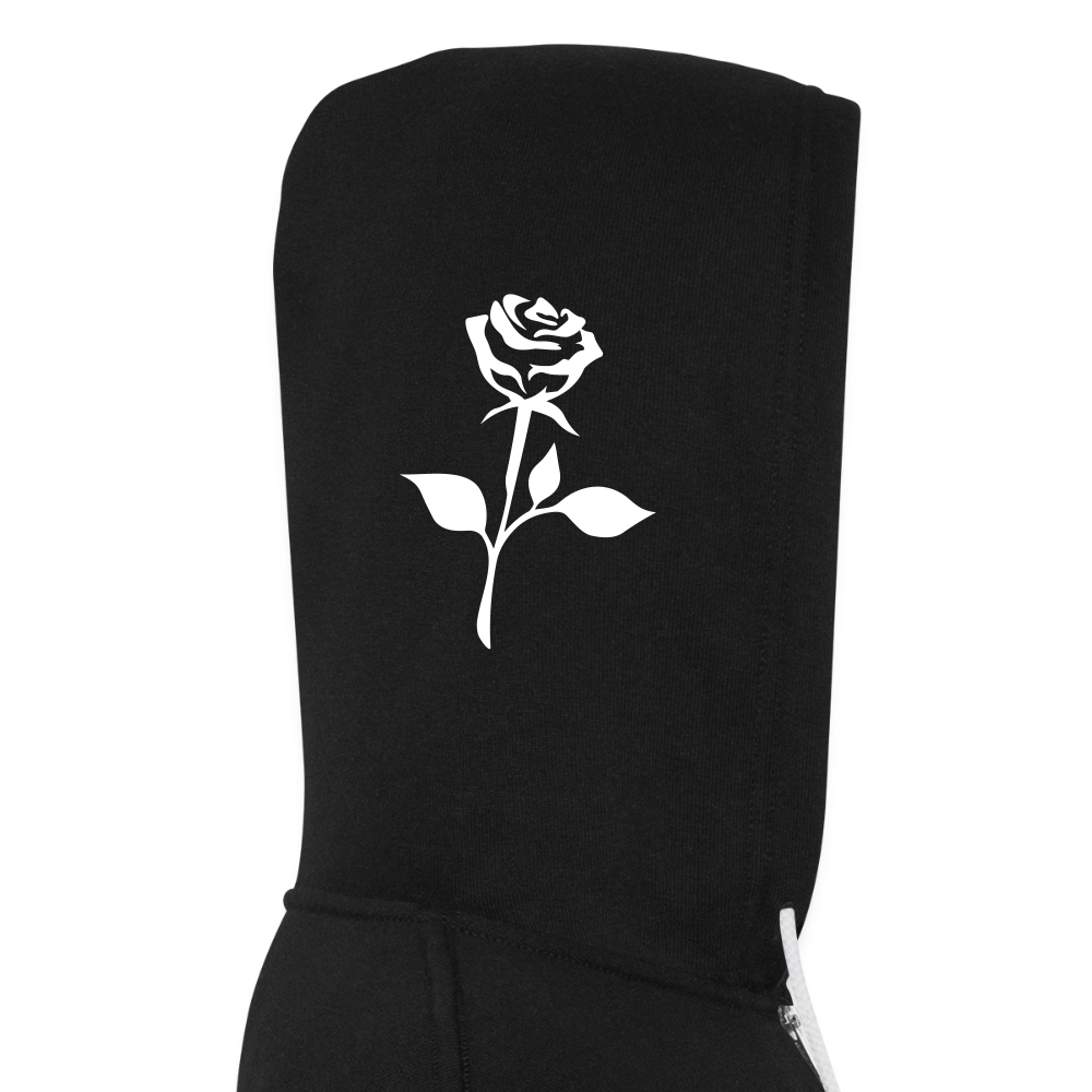 Bella + Canvas Unisex Full Zip Hoodie - black