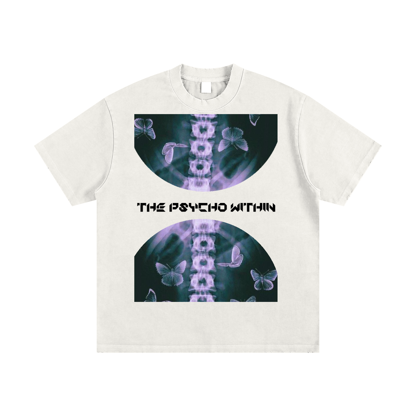 Heavyweight Vintage Washed Frayed T-Shirt