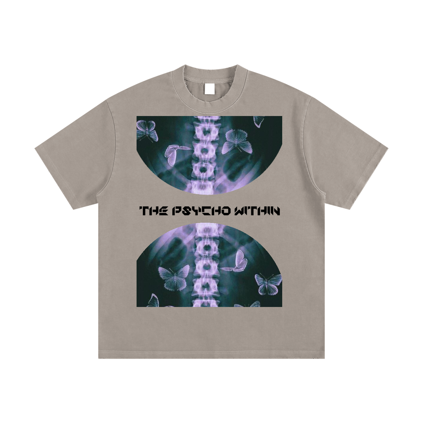 Heavyweight Vintage Washed Frayed T-Shirt