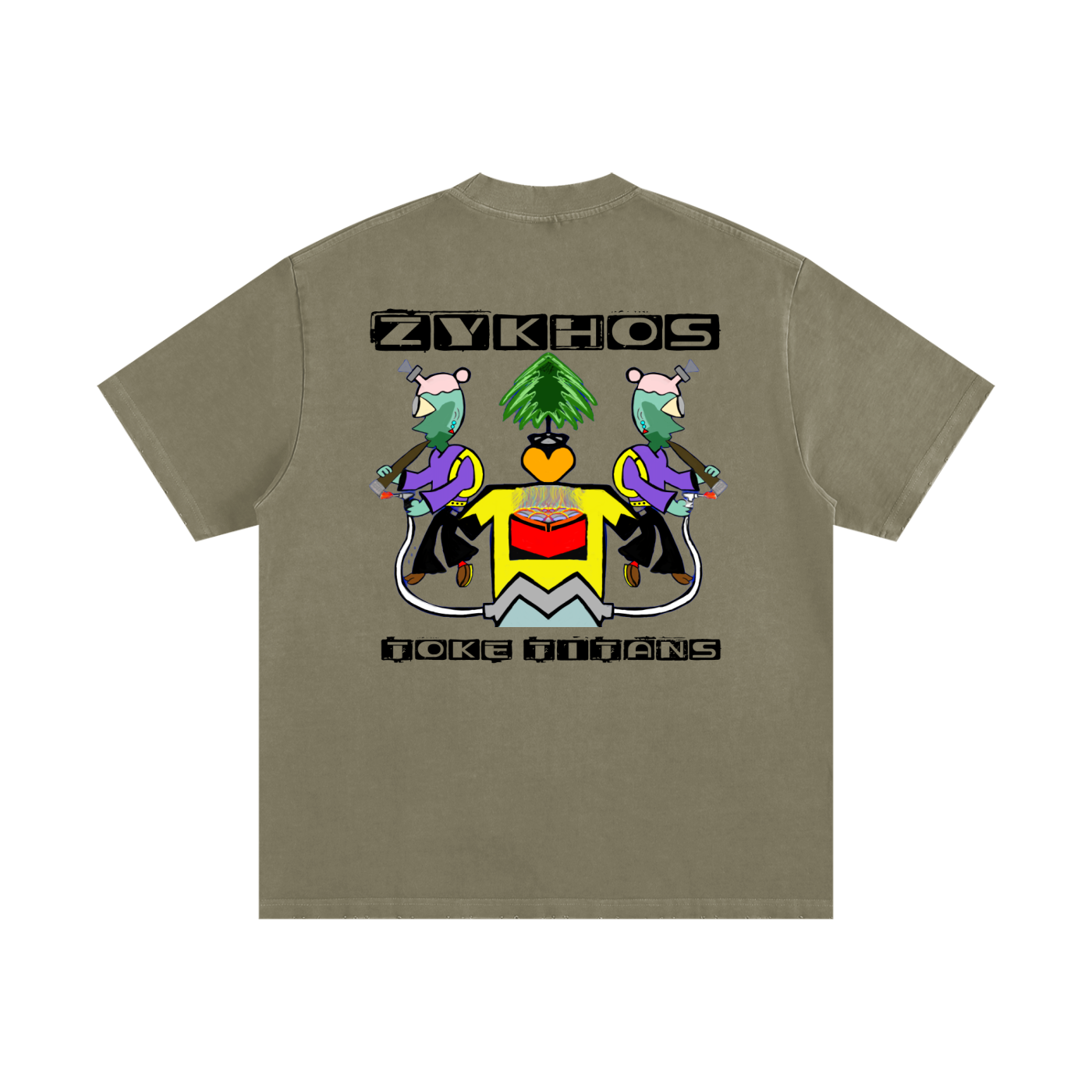 Heavyweight Vintage Washed Frayed T-Shirt