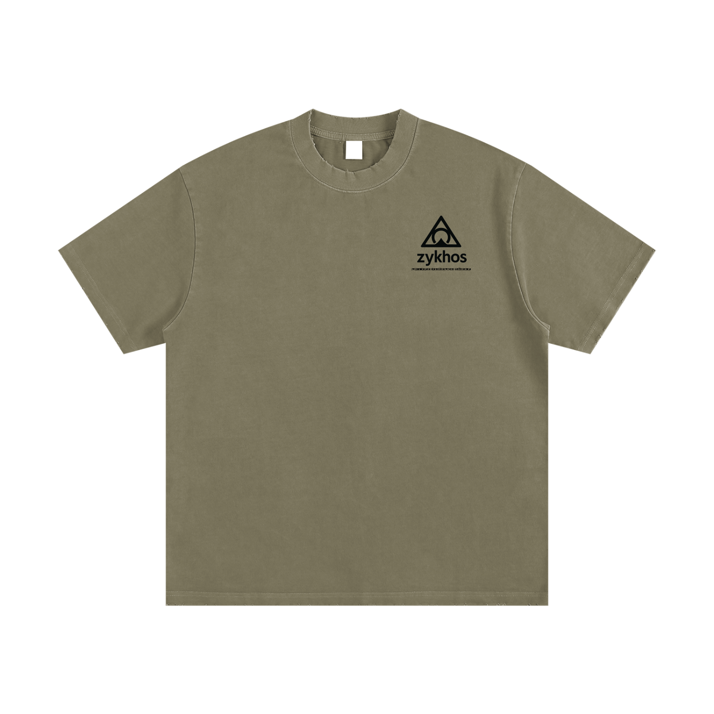 Heavyweight Vintage Washed Frayed T-Shirt